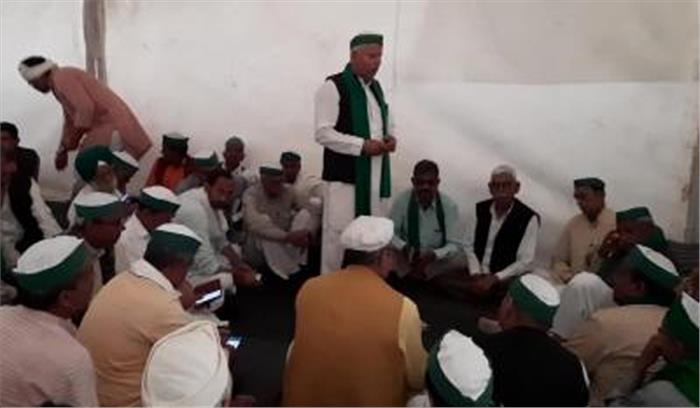 बॉर्डर पर 10 जिलों से 200 ट्रैक्टरों के साथ 2000 किसान रहेंगे मौजूद : भाकियू