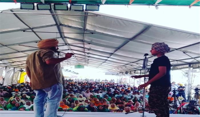 बॉर्डर पर वैशाखी व अन्य दिवस मना किसानों ने आयोजित किए कार्यक्रम