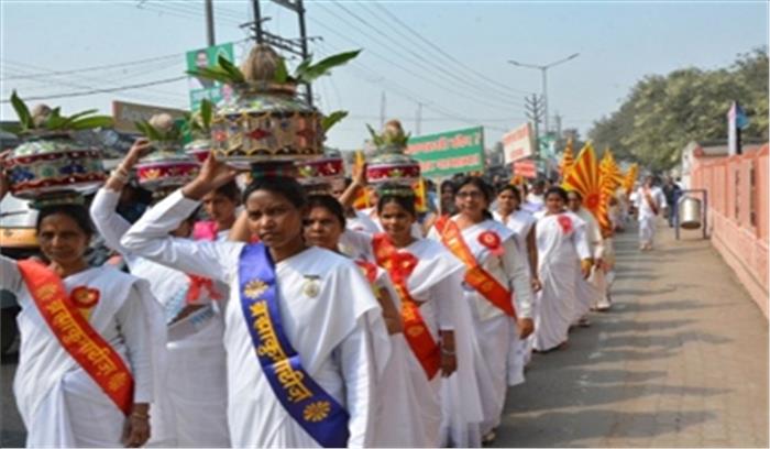 ब्रह्माकुमारी संस्थान का चौबे कालोनी में समर कैम्प 3 से