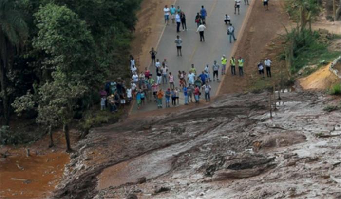 ब्राजील: बांध ढहने से 9 लोगों की मौत, 300 लापता