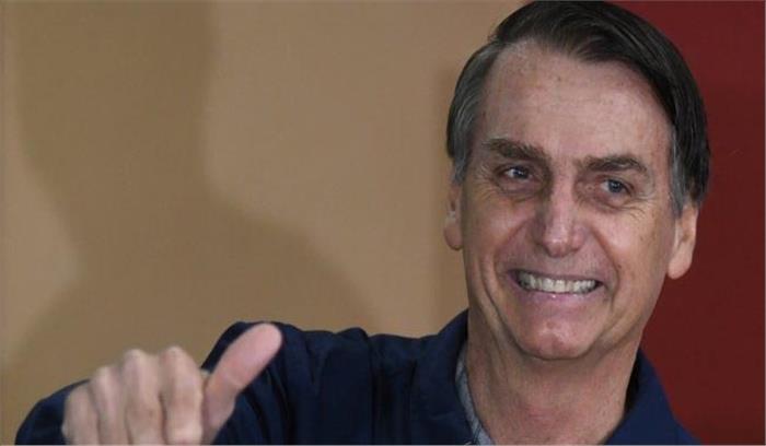 ब्राजील के राष्ट्रपति चुनाव का पहला दौर दक्षिणपंथी उम्मीदवार जेयर बोलसोनारो जीते ब्राजील के राष्ट्रपति चुनाव का पहला दौर दक्षिणपंथी उम्मीदवार जेयर बोलसोनारो जीते