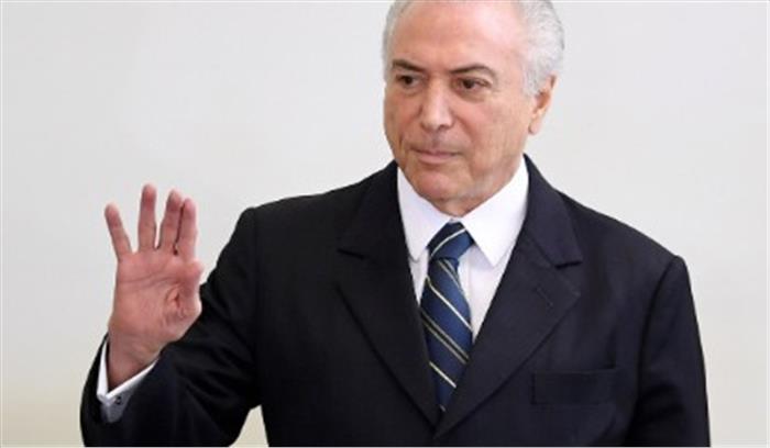 ब्राजील में पूर्व राष्ट्रपति मिशेल टेमर ने किया आत्मसर्पण ब्राजील में पूर्व राष्ट्रपति मिशेल टेमर ने किया आत्मसर्पण