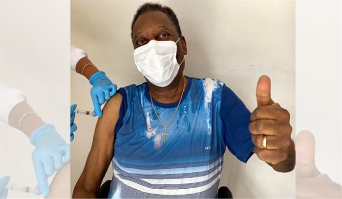 लीजेंड पेले ने लगवाया कोरोना वायरस का टीका