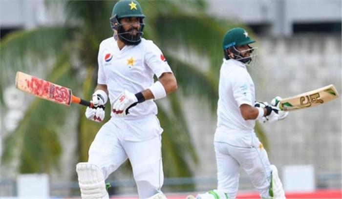 ब्रिजटाउन टेस्ट :पहली पारी में पाकिस्तान ने वेस्टइंडीज के खिलाफ बनाए 393 रन