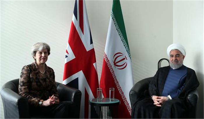 ईरान समझौते से जुड़े सभी यूरोपीय देश और ब्रिटेन इसके प्रति प्रतिबद्ध हैं:  थेरेसा मे