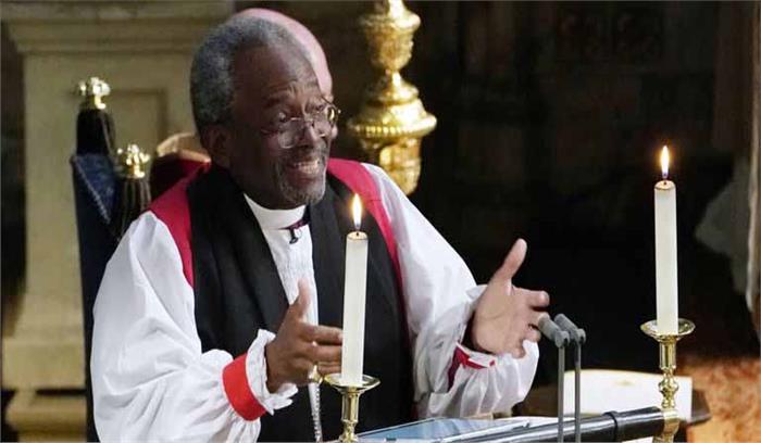 शाही शादी में शामिल पादरी माइकल करी लेंगे व्हाइट हाउस के सामने होने वाले विरोध प्रदर्शन में भाग शाही शादी में शामिल पादरी माइकल करी लेंगे व्हाइट हाउस के सामने होने वाले विरोध प्रदर्शन में भाग