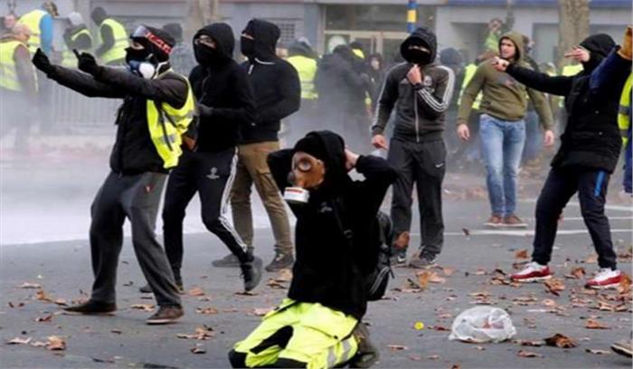 बेल्जियम: पीला जैकेट मामले में 450 आंदोलनकारी गिरफ्तार