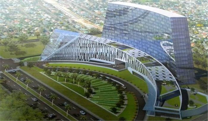 बारिश में नहीं रूकेगा प्राधिकरण की नई बिल्डिंग का कार्य