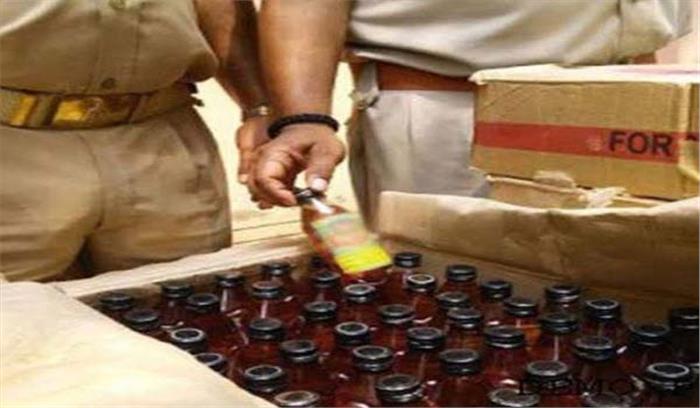 बुलंदशहर में 18 पेटी शराब के साथ दो गिरफ्तार