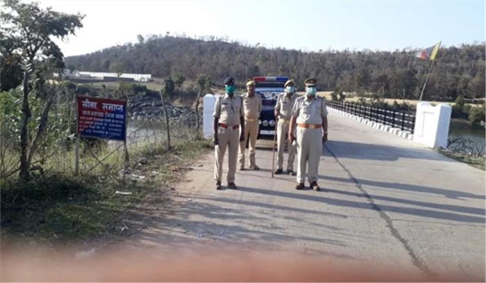 बुंदेलखंड : लॉकडाउन की वजह से मप्र की सीमाएं सील, सड़कों पर सन्नाटा