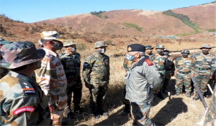 सीडीएस जनरल रावत ने अरुणाचल में हवाई ठिकानों का दौरा किया