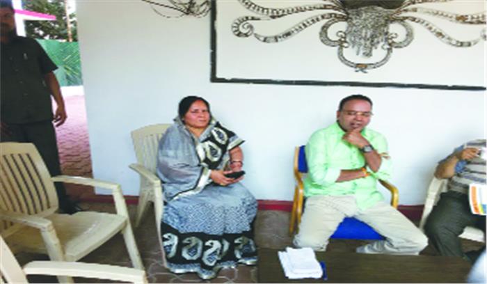 महापौर ने मंत्री चन्द्राकर से की मुलाकात