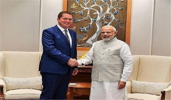 कनाडा के विपक्षी नेता एंड्रयू शीर ने मोदी से की मुलाकात