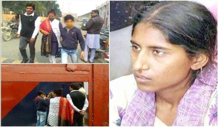 शबनम की अपने बेटे से मुलाकात, पढ़ाई पर ध्यान देने की दी सलाह