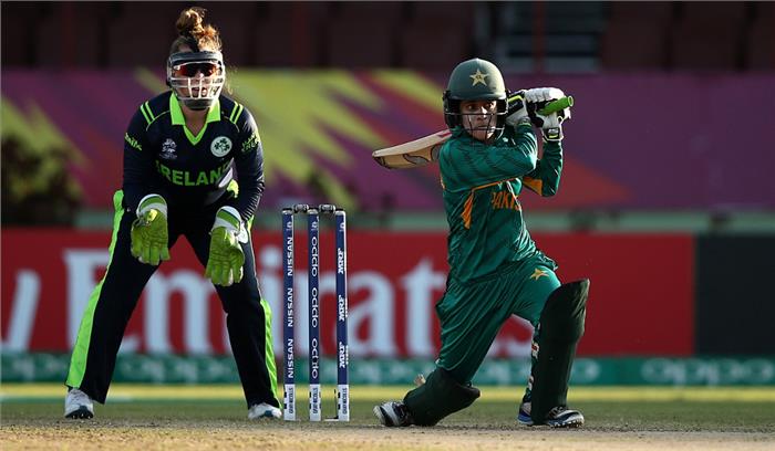महिला टी-20 विश्वकप : पाकिस्तान ने आयरलैंड को 38 रनों से हराया