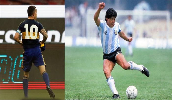 कार्सोल तेवेज ने फुटबॉल के लीजेंड माराडोना को दी श्रद्धांजलि