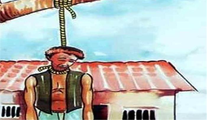 आर्थिक तंगी से परेशान किसान ने लगाई फांसी 