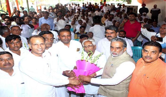 विकास कार्यों के लिए एनआईटी विस की जनता ने जताया आभार