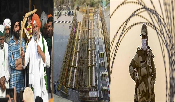 कल होगा किसानों का चक्का जाम, पुलिस बल हैं तैनात