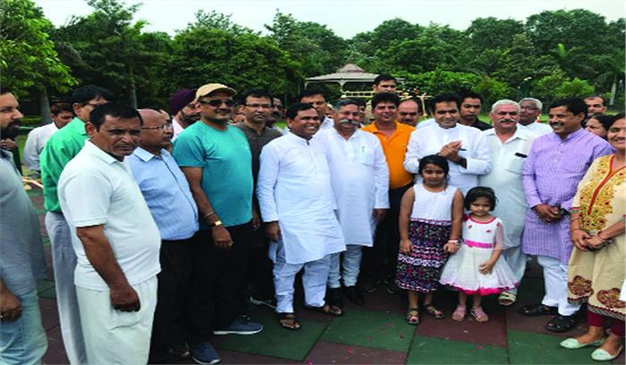 सेक्टर-47 के पार्क में शुरू हुआ ओपन जिम