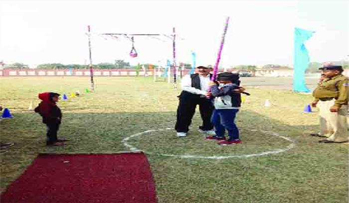 सीआरपीएफ  परिसर में लगा उमंग मेला, जवानों ने लिया मेले का आनंद