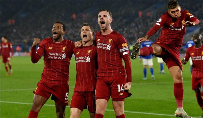 प्रीमियर लीग : लिवरपूल ने लीसेस्टर को 4-0 से हराया, युनाइटेड भी जीता