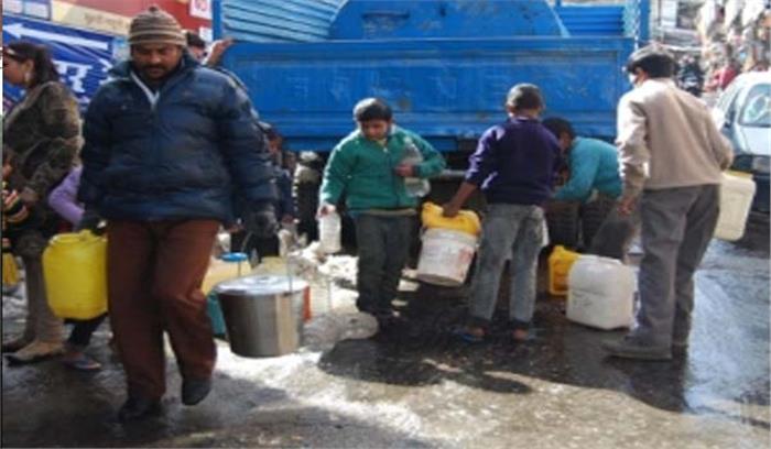 चंडीगढ़ के निवासियों को दो दिनों कर पानी की किल्लत​​​​​​​