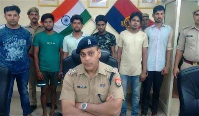 गिरोह के पांच सदस्य गिरफ्तार