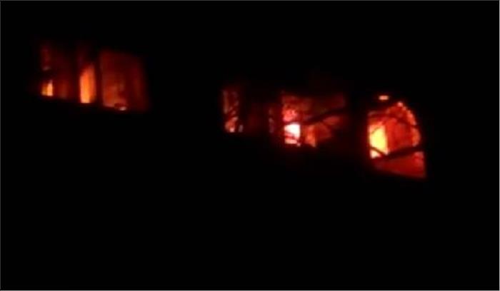 रासायनिक कारखाने में भीषण आग