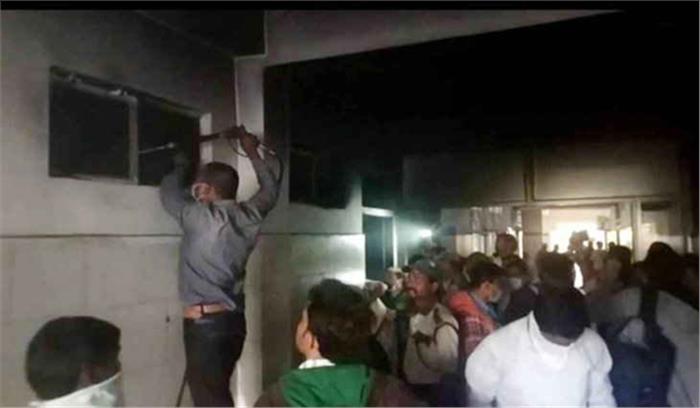 छग : सिम्स में शार्ट सर्किट से फिर लगी आग, बच्चे की मौत