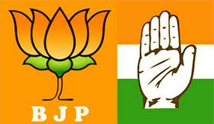भाजपा ने कांग्रेस को पंचायत चुनाव को दलीय आधार पर कराने की दी चुनौती