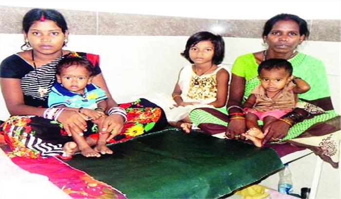 खिचड़ी-हलवा-चना खाकर कुपोषण को दूर भगाया