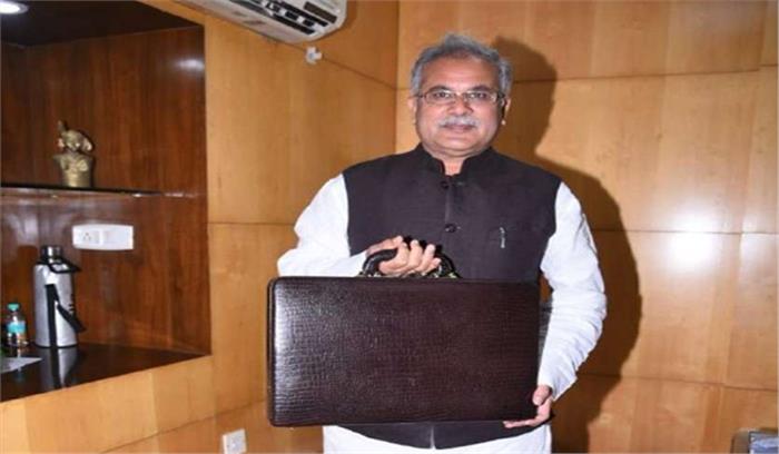छत्तीसगढ़ बजट 2019 : सीएम भूपेश बघेल ने पेश किया बजट