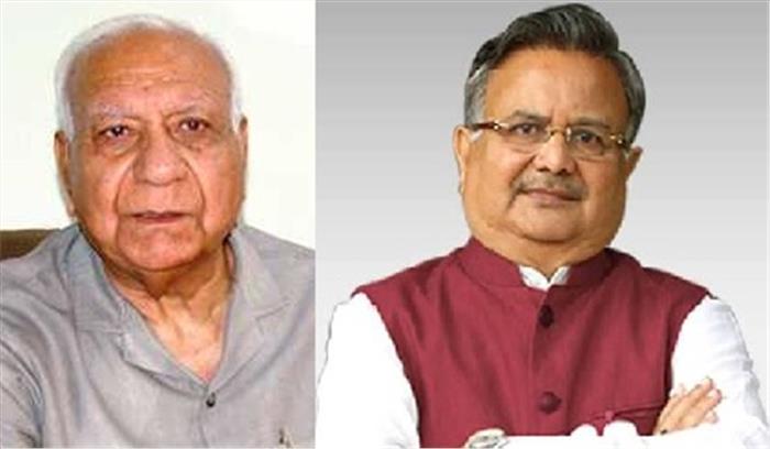 छत्तीसगढ़ के राज्यपाल और मुख्यमंत्री ने करूणानिधि को अर्पित की श्रद्धांजलि