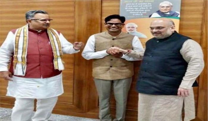 भाजपा में शामिल हुए रायपुर के पूर्व कलेक्टर ओ पी चौधरी
