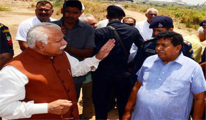 मुख्यमंत्री ने किया प्रस्तावित ठोस कचरा संयंत्र स्थल का मुआयना