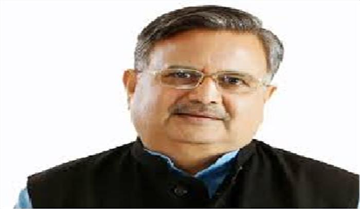 सीएम रमन सिंह ने राष्ट्रपिता महात्मा गांधी को श्रद्धांजलि दी