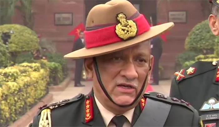 भारतीय सेना युद्ध के लिए बेहतर सुसज्जित : बिपिन रावत