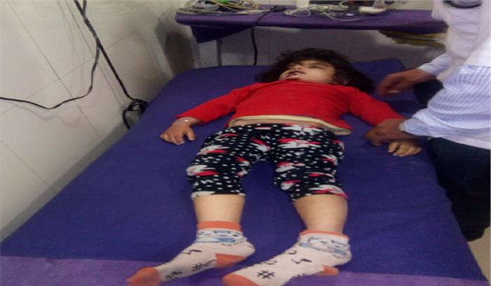 दसवीं मंजिल से नीचे गिरकर बच्ची की मौत