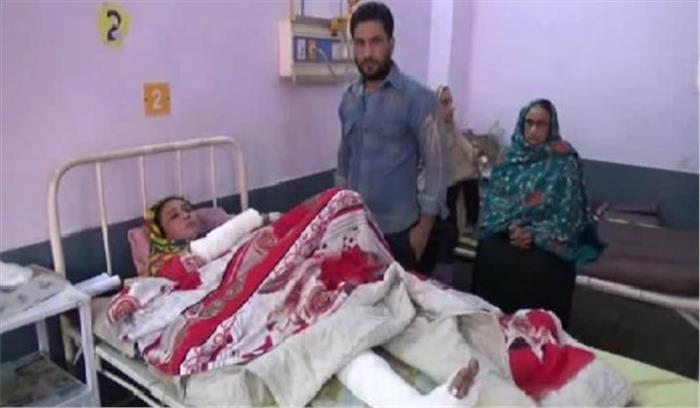 बच्चे पैदा न हुए तो विवाहिता को छत से नीचे फेंका, पति गिरफ्तार