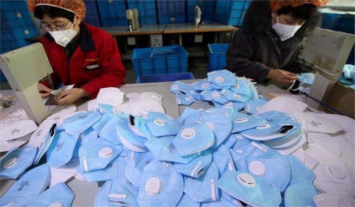 बीजिंग में छह दिनों में मॉस्क फैक्ट्री लगाई जाएगी