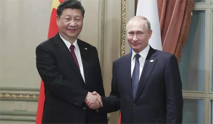 शी जिनपिंग,पुतिन ने एक-दूसरे को नववर्ष की शुभकामनाएं दी​​​​​​​