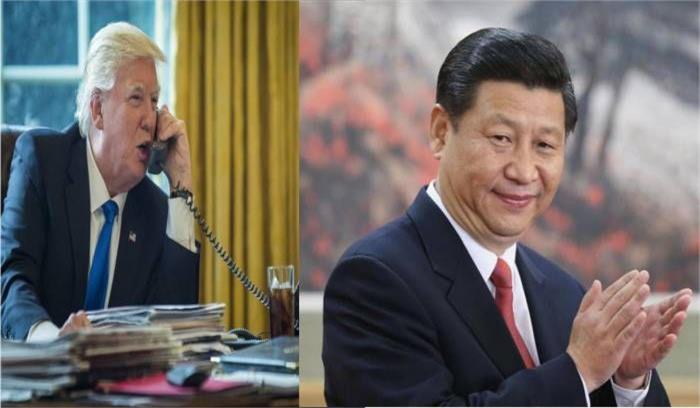  डोनाल्ड ट्रंप ने की शी जिनपिंग से फोन पर वार्ता की​​​​​​​