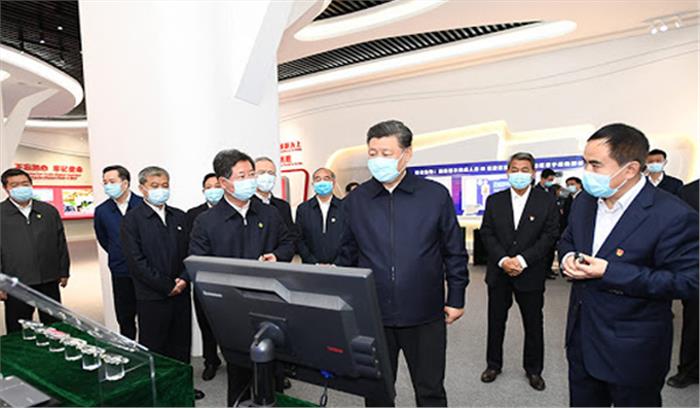 चीनी राष्ट्रपति ने किया शानशी दौरा