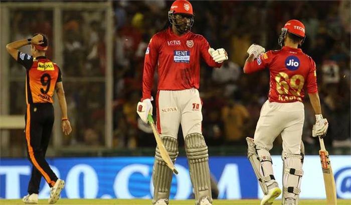 किंग्स इलेवन पंजाब ने सनराइजर्स हैदराबाद को दी 15 रनों से मात