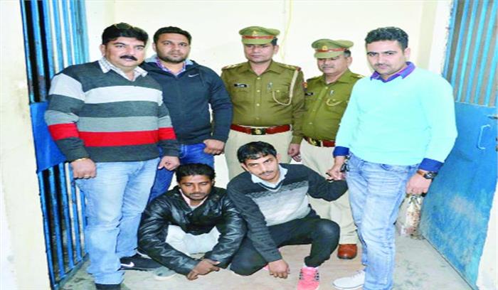 चोरी करने वाले गिरोह के दो बदमाश गिरफ्तार, एक फरार चोरी करने वाले गिरोह के दो बदमाश गिरफ्तार, एक फरार