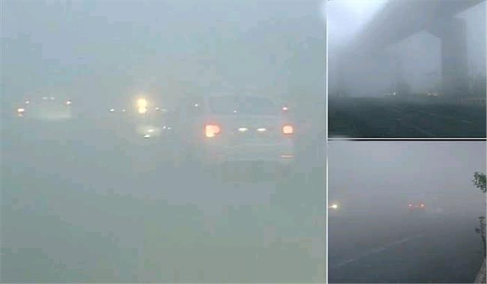 ठंड एवं कोहरे से रेल, हवाई और सड़क यातायात प्रभावित