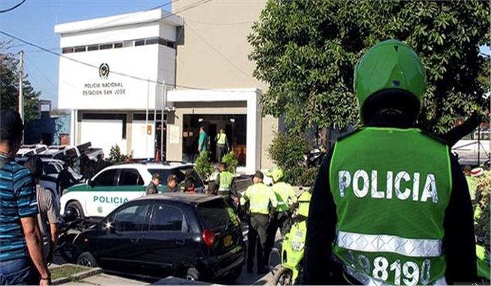 कोलंबिया में पुलिस स्टेशन के बाहर बम विस्फोट, 4 पुलिस अधिकारियों की मौत