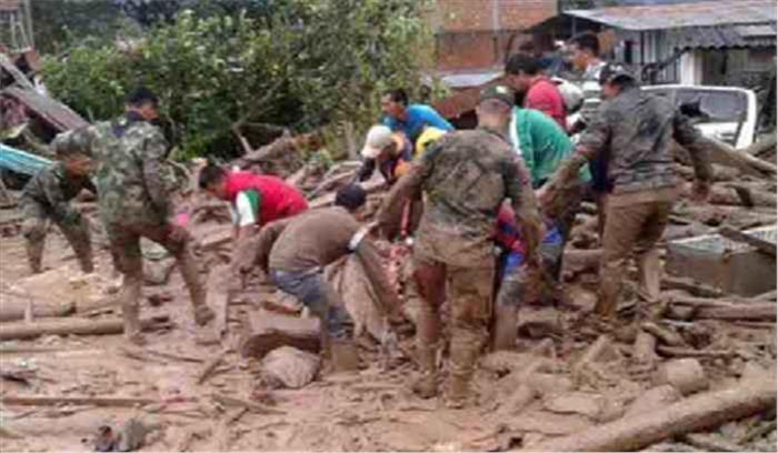 कोलंबिया में बाढ़ और भूस्खलन से बड़ी संख्या में जानमाल की हुई हानि