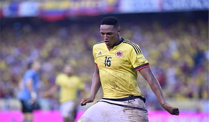 कोलंबियाई डिफेंडर मीना चोट से उबरने के बाद मैदान पर लौटे